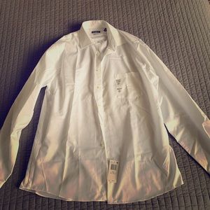 Men’s white button down